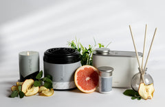 Marriott Attune room diffuser refill use demonstrates quick scent switch.
