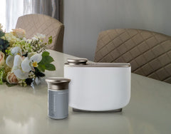 Marriott Hotels exclusive fragrance bottle suggests a premium home scent.