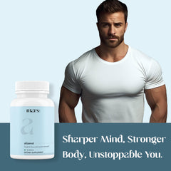 Mars by GHC Alizenol bottle on desk emphasizes quick supplementation.