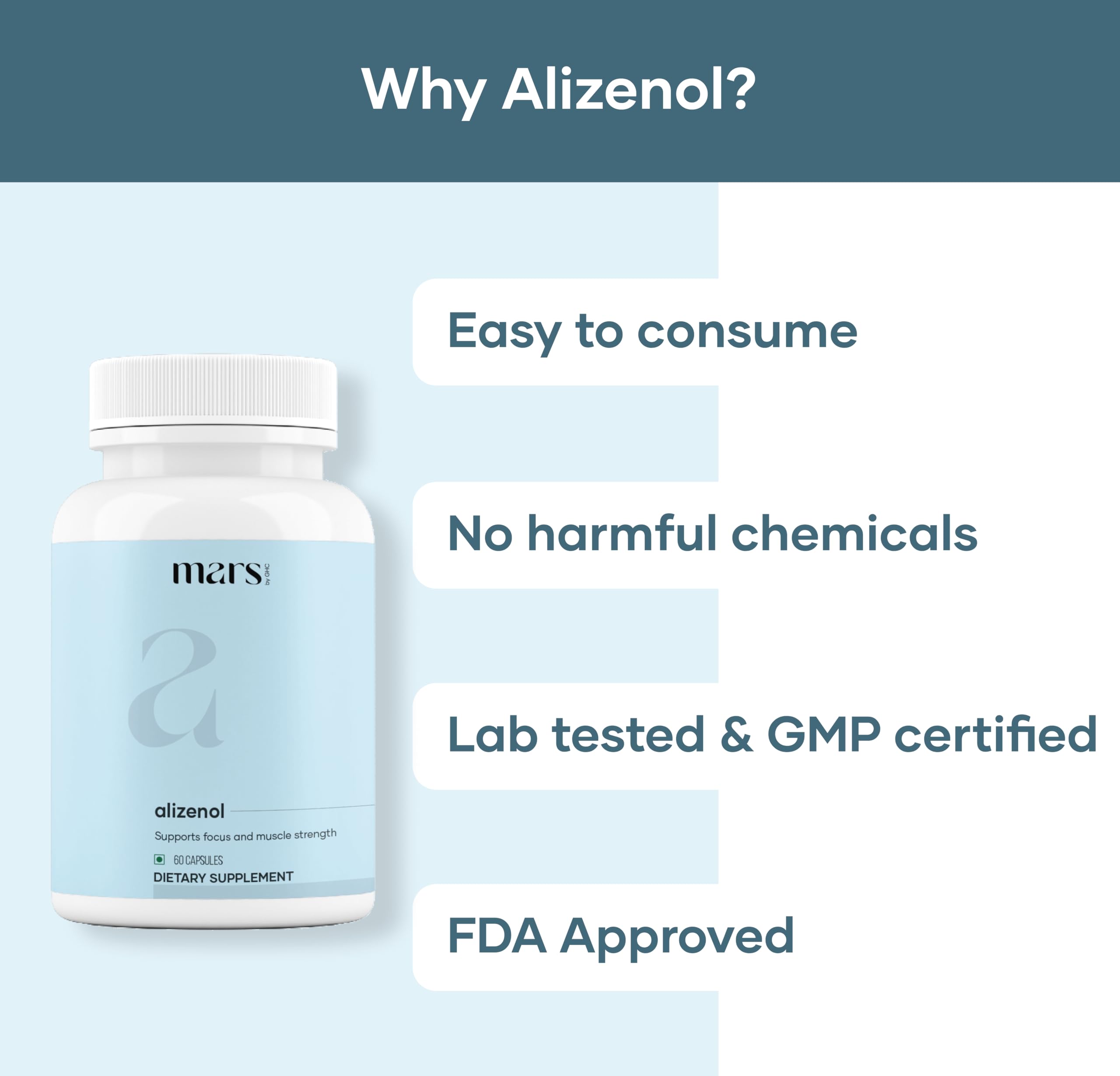 Mars by GHC Alizenol bottle pour showing easy dosage.