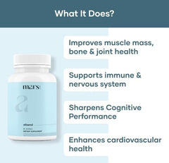 Mars by GHC Alizenol capsules being poured into hand for daily dose
