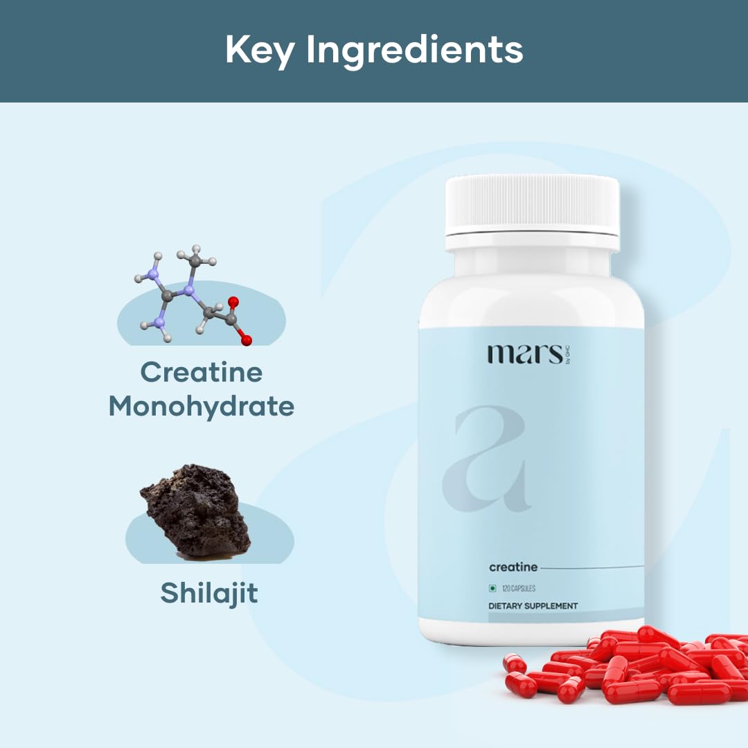 Mars by GHC ingredients panel highlights clean formula with no artificial fillers