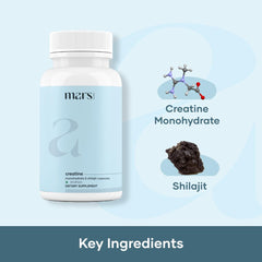 Mars by GHC capsule blister pack showing Shilajit and Ashwagandha blend for stamina