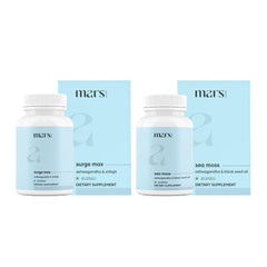 Mars by GHC Power Surge Max bottle showing daily vitality support with capsules