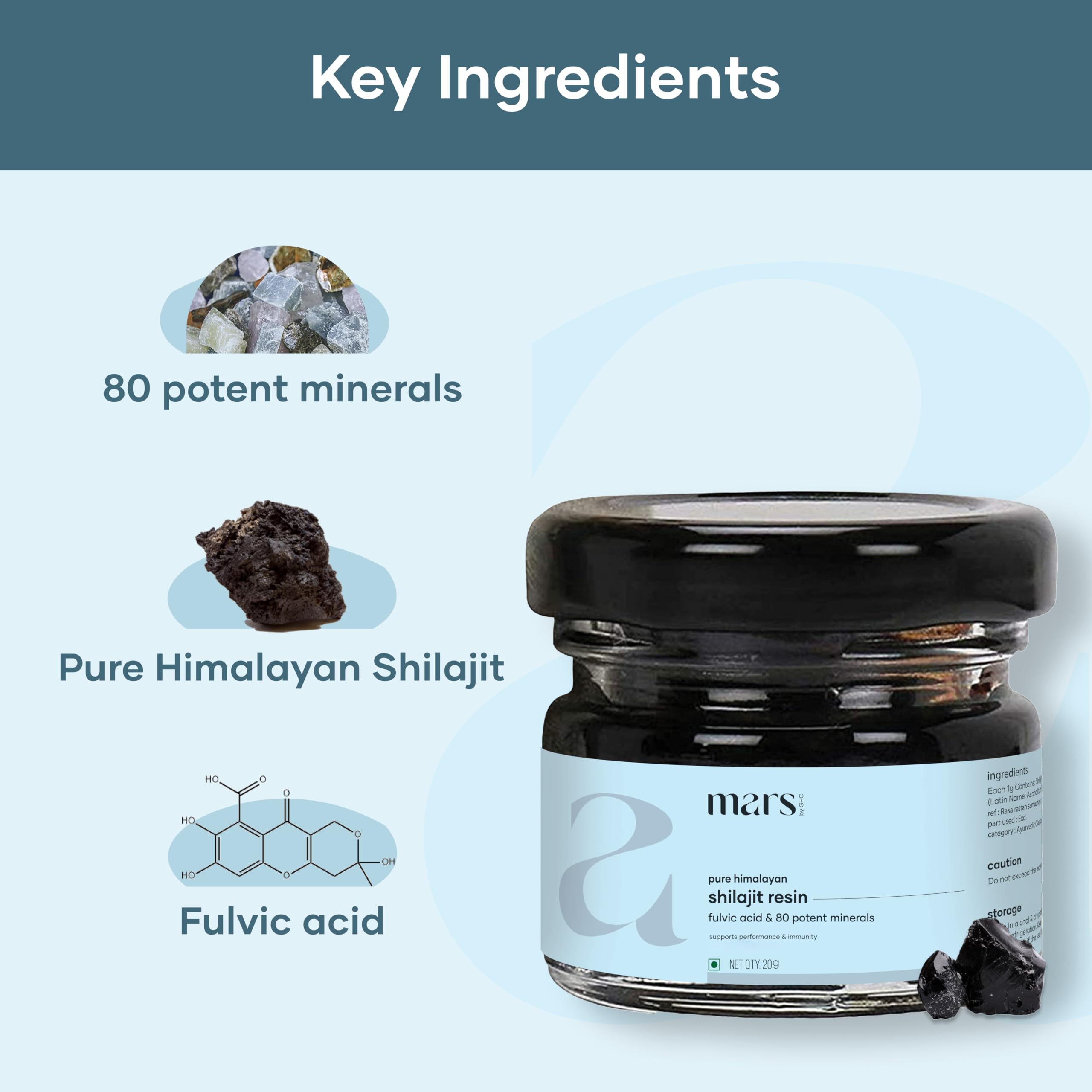 Label detail showing organic formula and clean ingredients