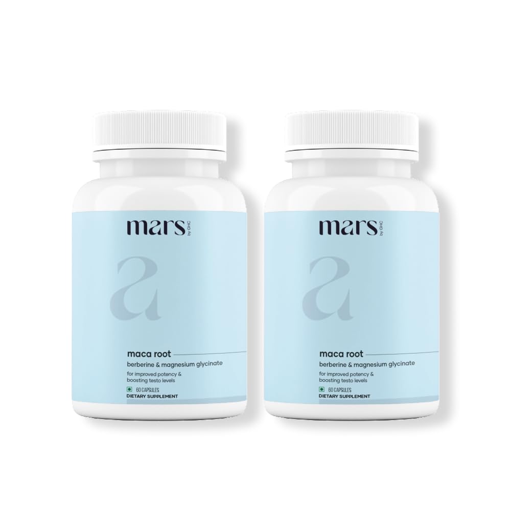 Mars GHC Maca Root Caps bottle front view highlighting vitality support