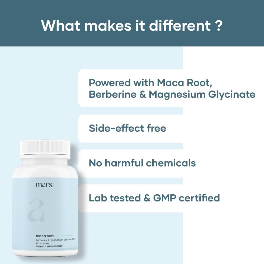 Mars GHC natural ingredients blend label on bottle