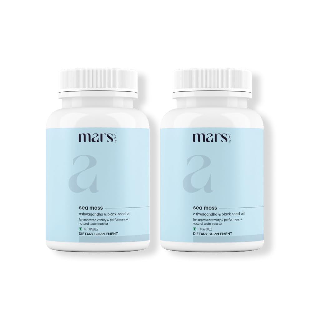 Mars by GHC Surge sea moss caps bottle front view for daily wellness