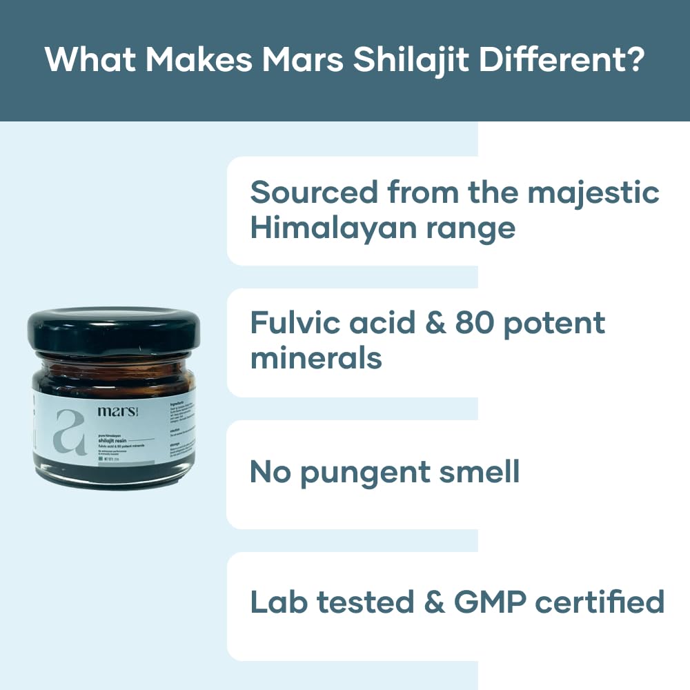 Mars Himalayan Shilajit Gold Resin dissolve action demonstrates easy preparation.