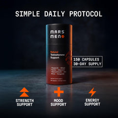 Mars Men Booster Fenugreek bottle for daily vitality