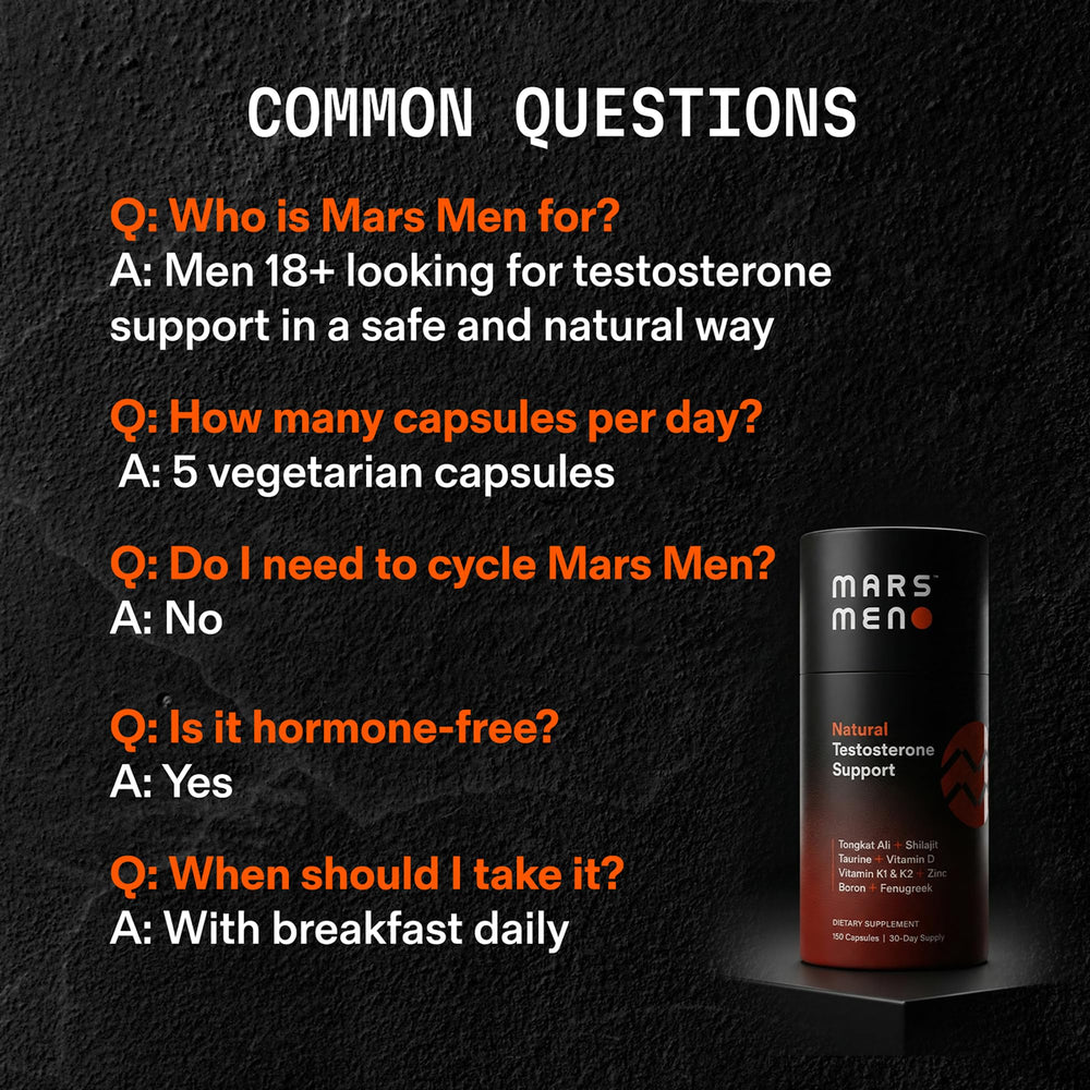 Mars Men Booster Male vitality scene promotes an active lifestyle