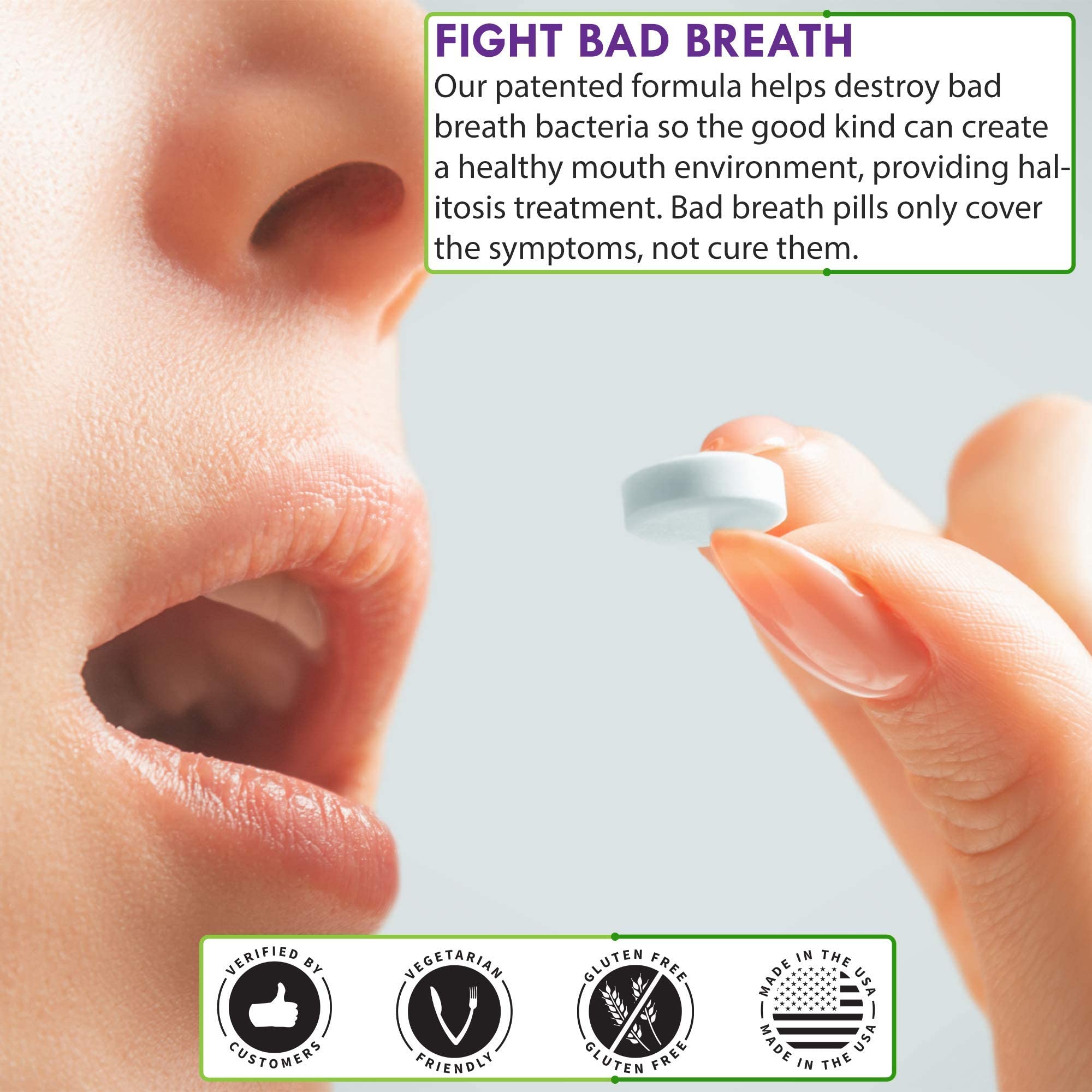 Gum and teeth health concept featuring Mars Wellness probiotic imagery