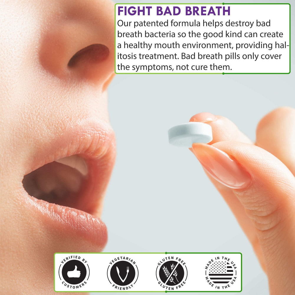 Gum and teeth health concept featuring Mars Wellness probiotic imagery