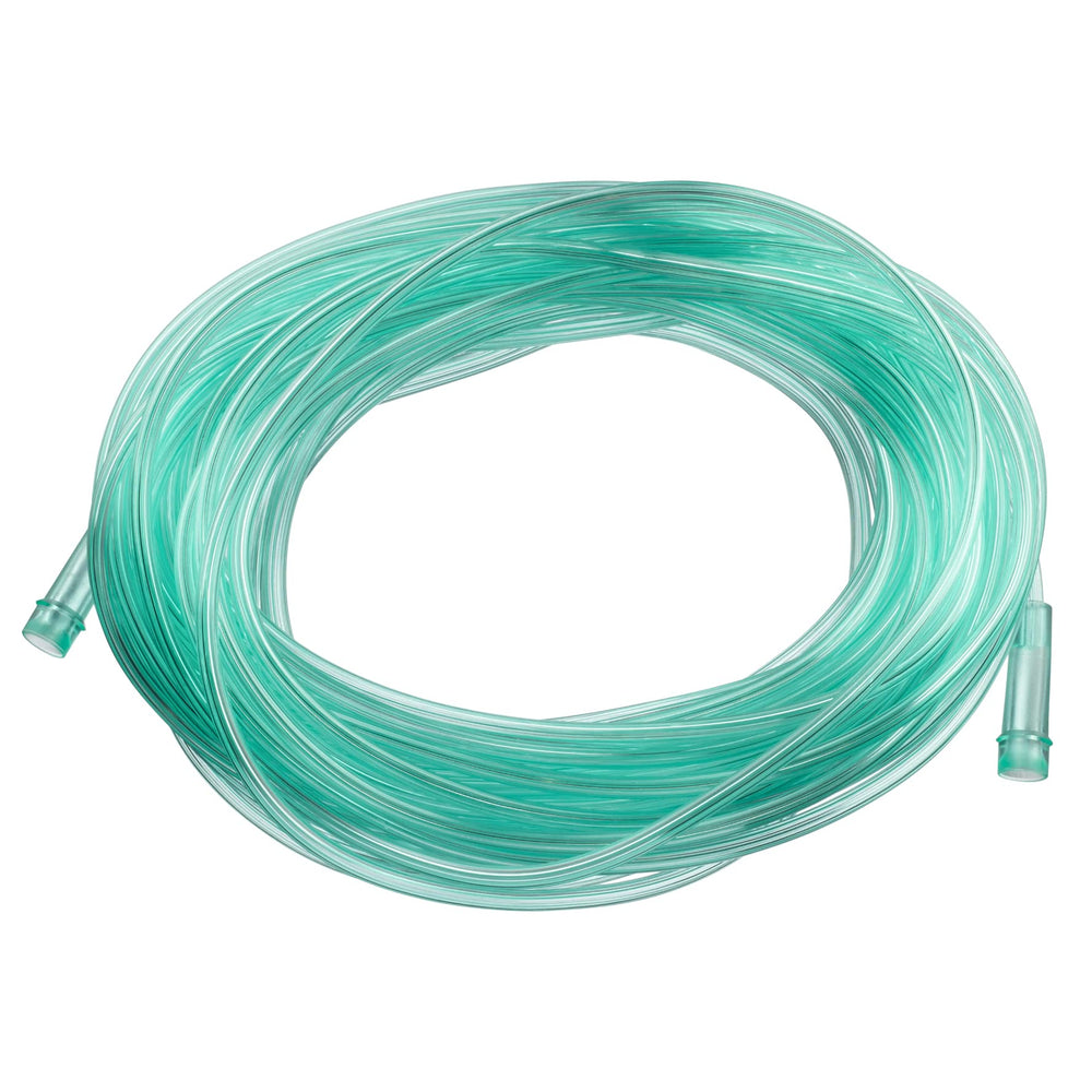 Mars Wellness bold green oxygen tubing, 50ft, easy to spot and reduces tangling.