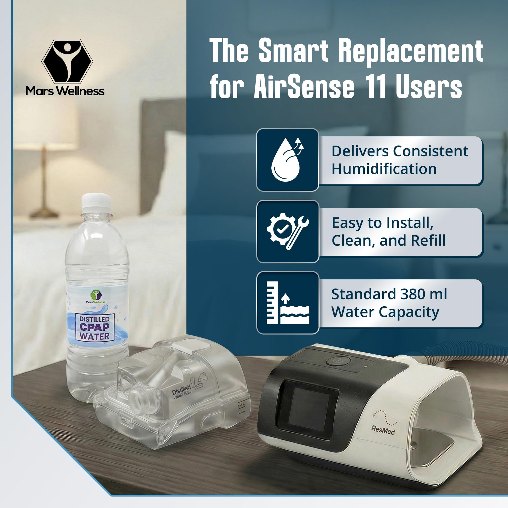 Seamless-fit compatibility with Airsense 11 ensures smooth replacement.