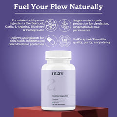 Mars by GHC beetroot blend with garlic blueberry pomegranate arginine for vitality