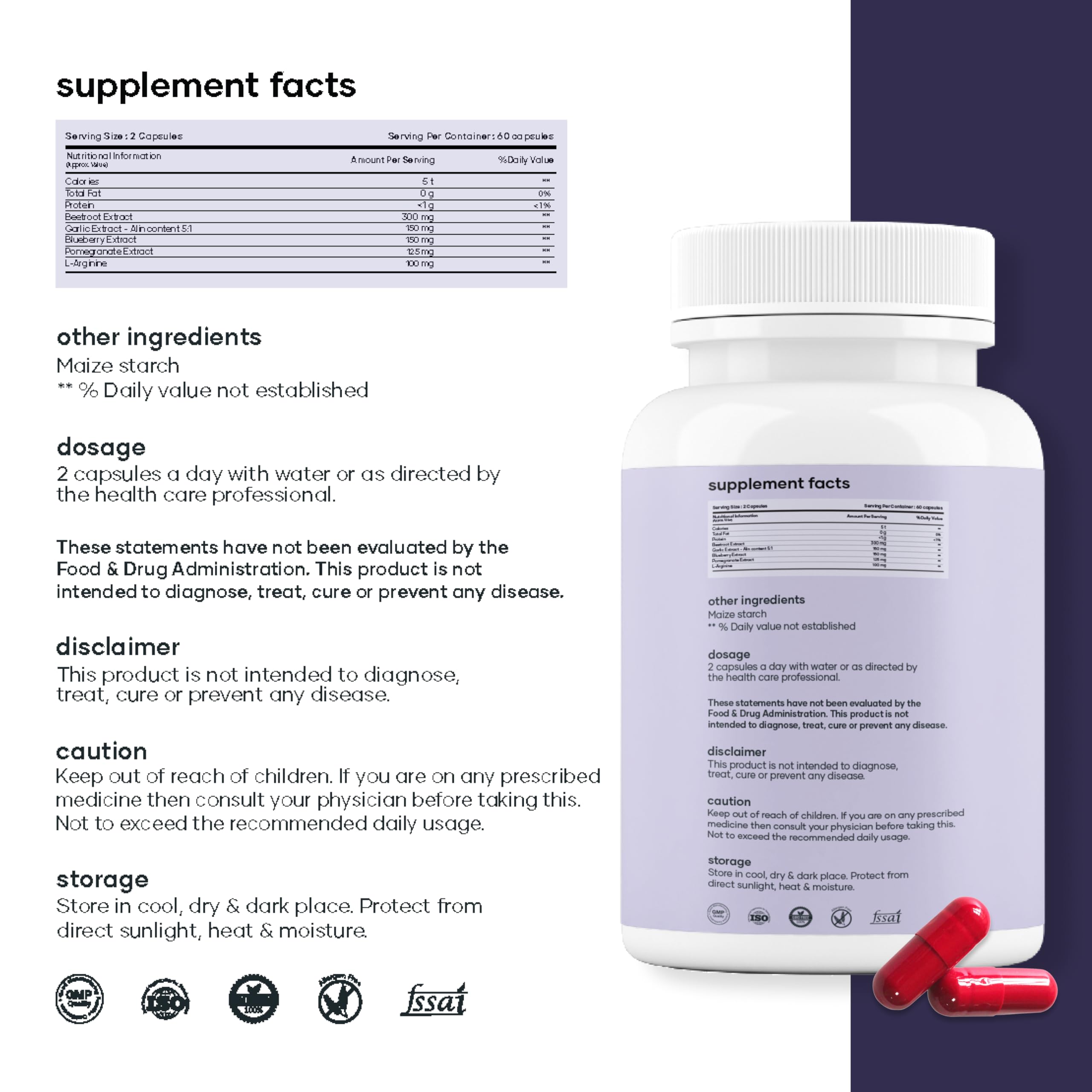 Mars by GHC daily-use capsules in a clear container