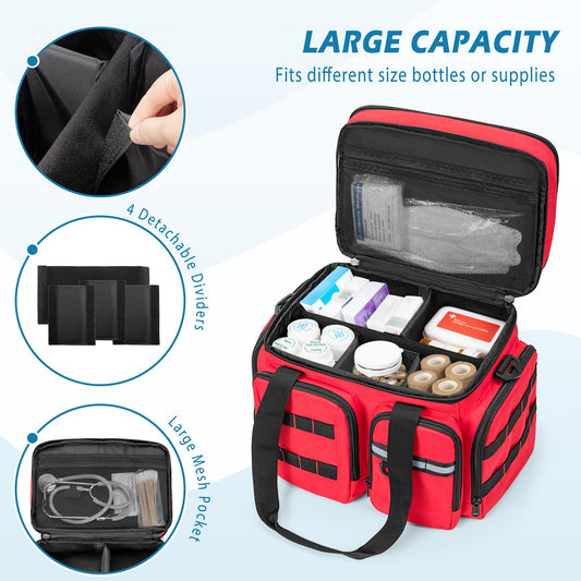 Marscamd bag with removable dividers adapts to different bottle sizes
