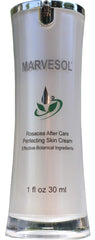 Marvesol rosacea cream tube for redness and blemish support.
