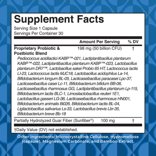 MaryRuth's 3-in-1 probiotics capsule closeup for easy daily use