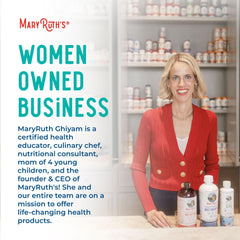 MaryRuth's 3-in-1 probiotics dairy-free label for dairy-free compatibility
