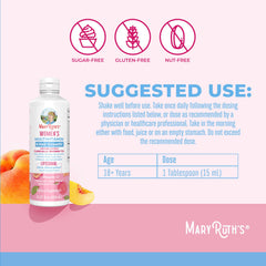 MaryRuth's biotin 10000mcg capsule supports healthy hair and skin.