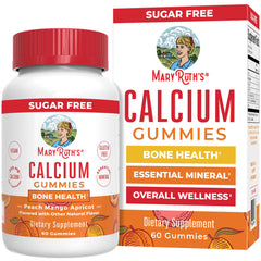 MaryRuth's Calcium Supplement bottle close-up showing bone health support for adults