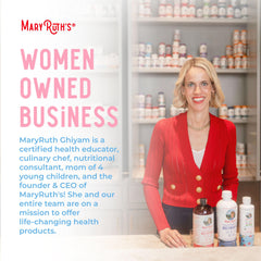 MaryRuth's clean-label, B Corp certified product reflects responsible brand choices.