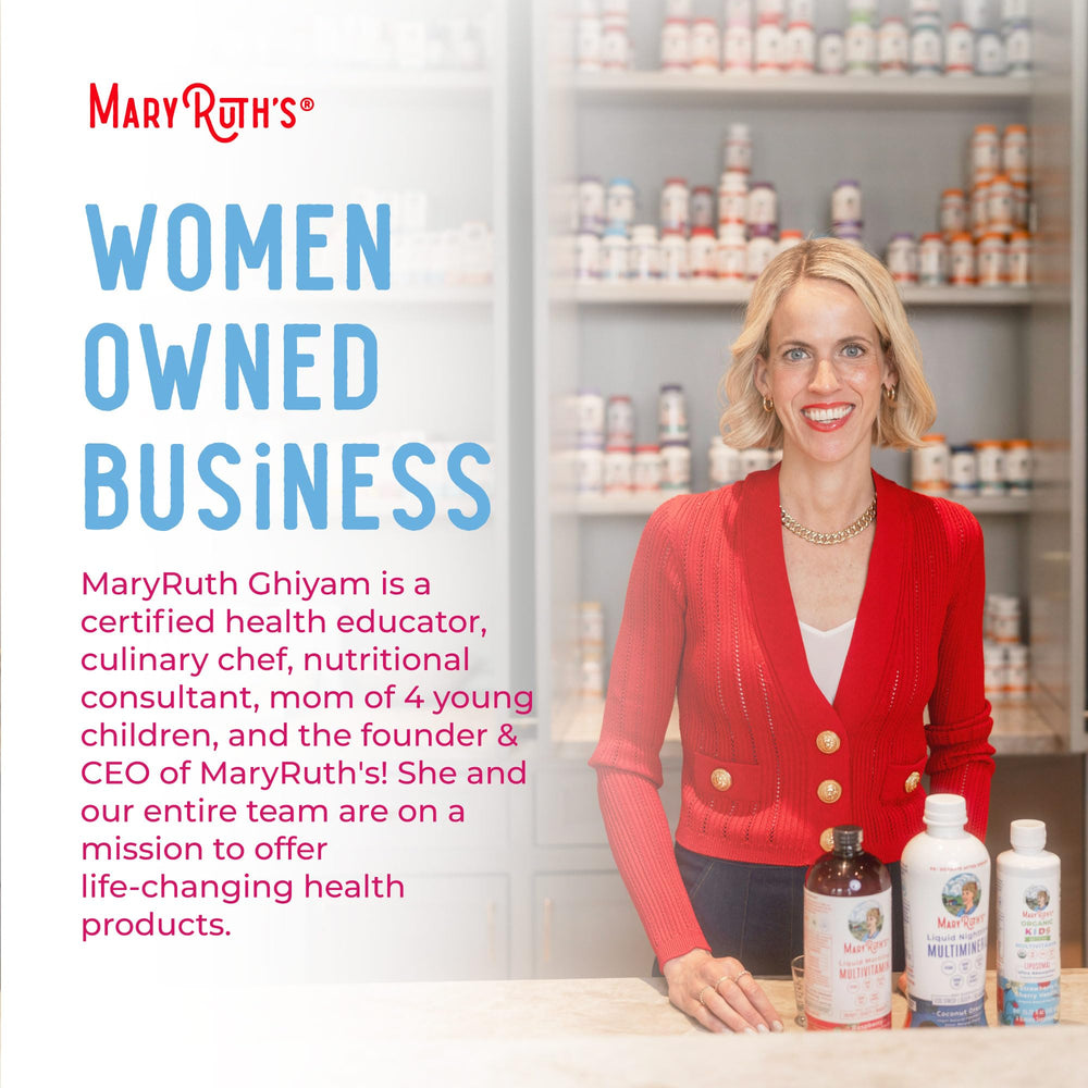 MaryRuth's dropper bottle for mess-free daily use