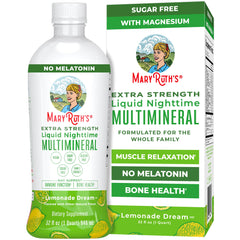 MaryRuth's Extra Strength Nighttime bottle pour for a relaxing bedtime ritual