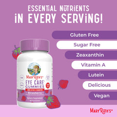 MaryRuth's Eye Care Gummies kid-friendly serving suggestion 2 plus age suitability