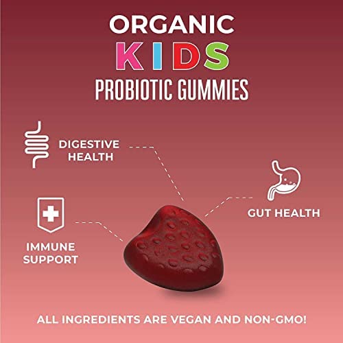 MaryRuth's Kids Probiotics Gummies strawberry gummy texture ideal for picky eaters.