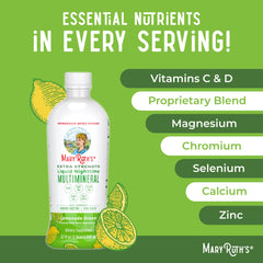 MaryRuth's Lemonade flavor bottle shown on a bright kitchen counter