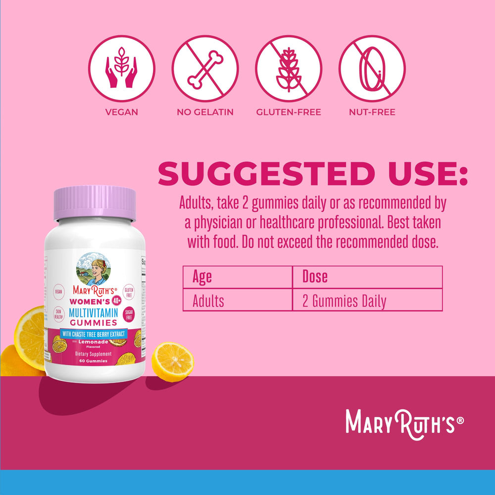 MaryRuth's Multivitamin con biotina, cabello y uñas más saludables.