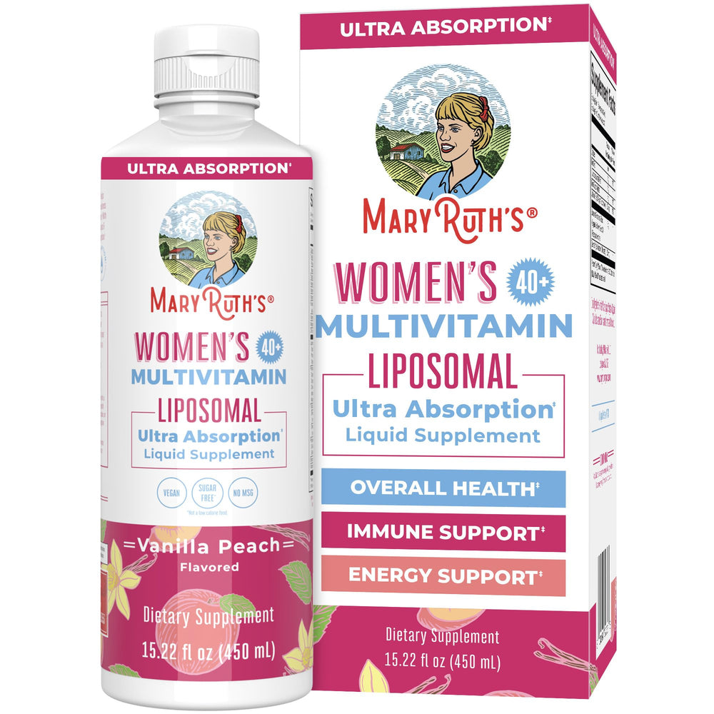 MaryRuth's Womens 40+ liposomal bottle for easy daily wellness