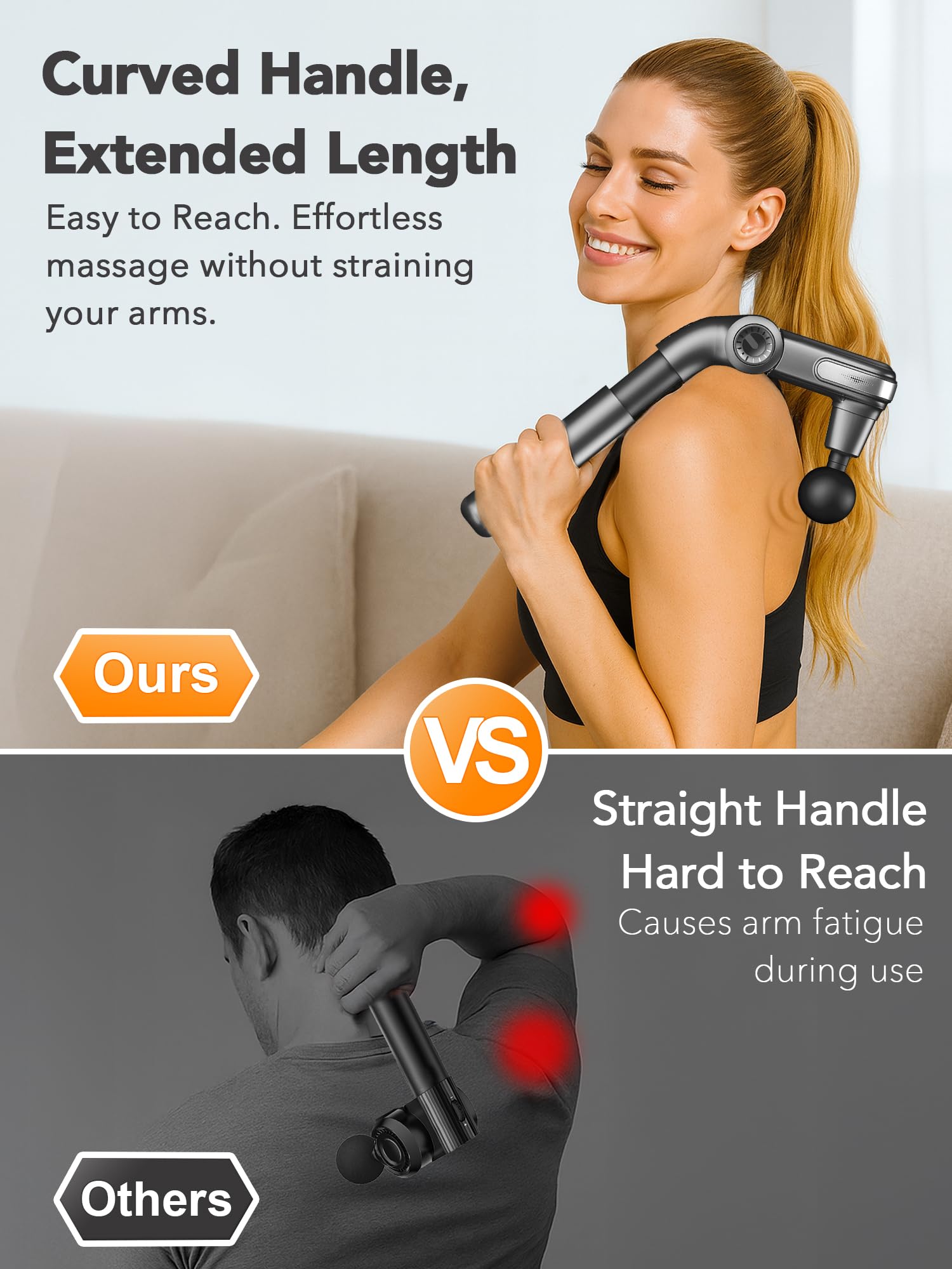 MASGEDRIX four-heads therapy offers versatile options for legs, back, and shoulders.