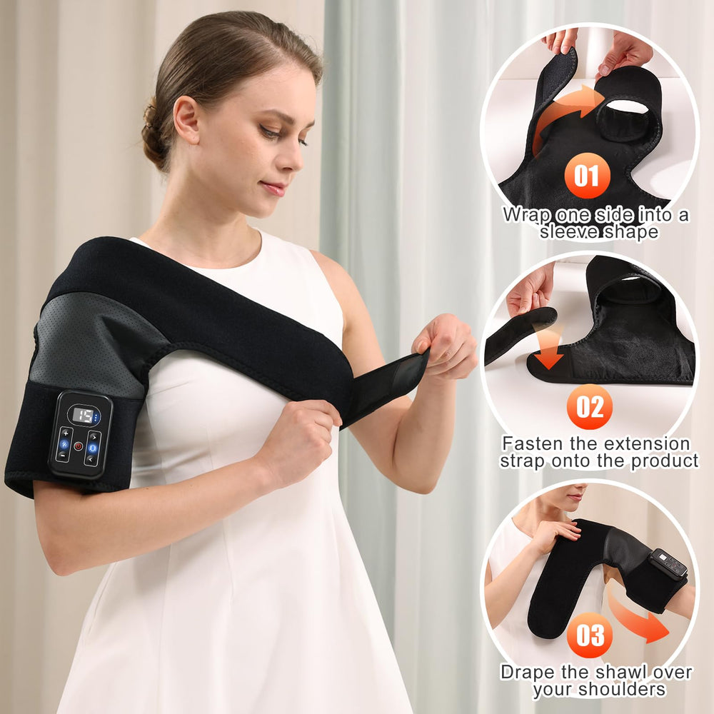MASGRE compact cordless massager is ready for travel and on-the-go relief