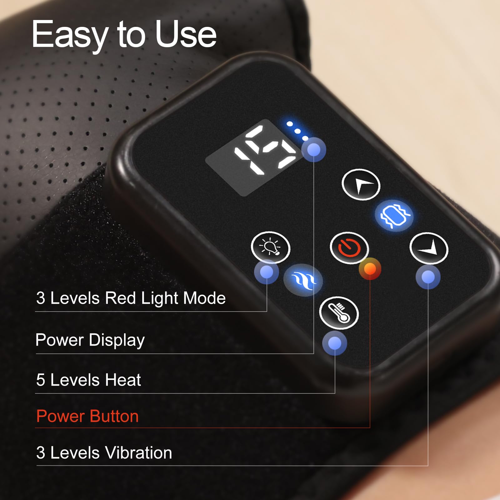 MASGRE portable knee wrap in home-office setup