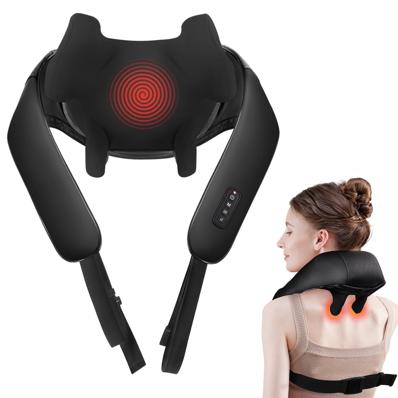 MASGRE Shiatsu neck massager compact design for home relaxation