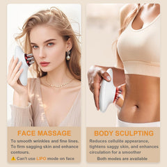 MASIKETEC cups provide focused contouring for stomach and thighs.