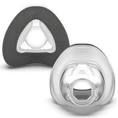 Masktouch 2-pack memory foam cushions for AirFit N20 front view offer lasting comfort and secure seal.