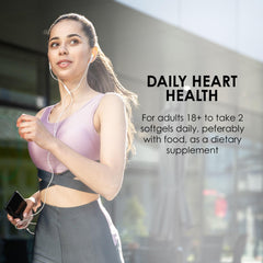 Mason Natural Heart Trio capsules closeup showing softgel texture and omega-3 richness.