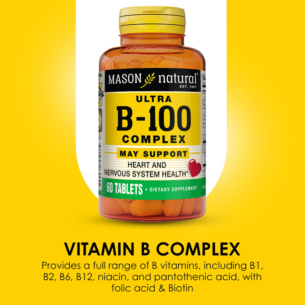 Daily use scene of Mason Natural Ultra B-100 Complex tablets