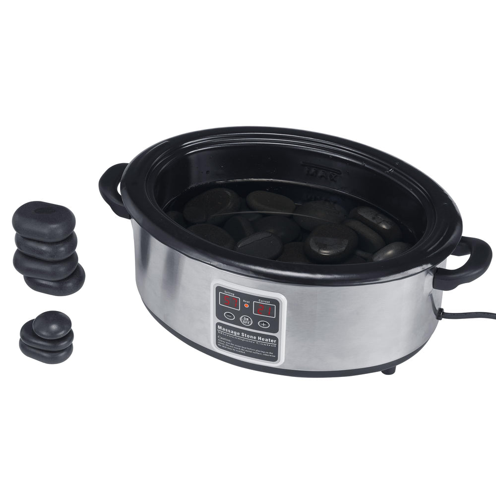 Master Massage 6 Qt LED hot stone warmer cleaning-friendly after use