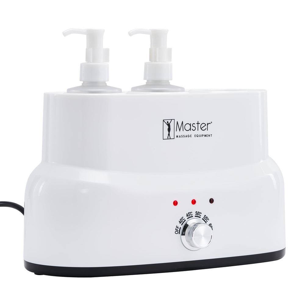 Master Massage sleek modern design fits spa or salon decor.