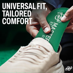 Durable EVA construction supports all-day wear in cleats or golf shoes