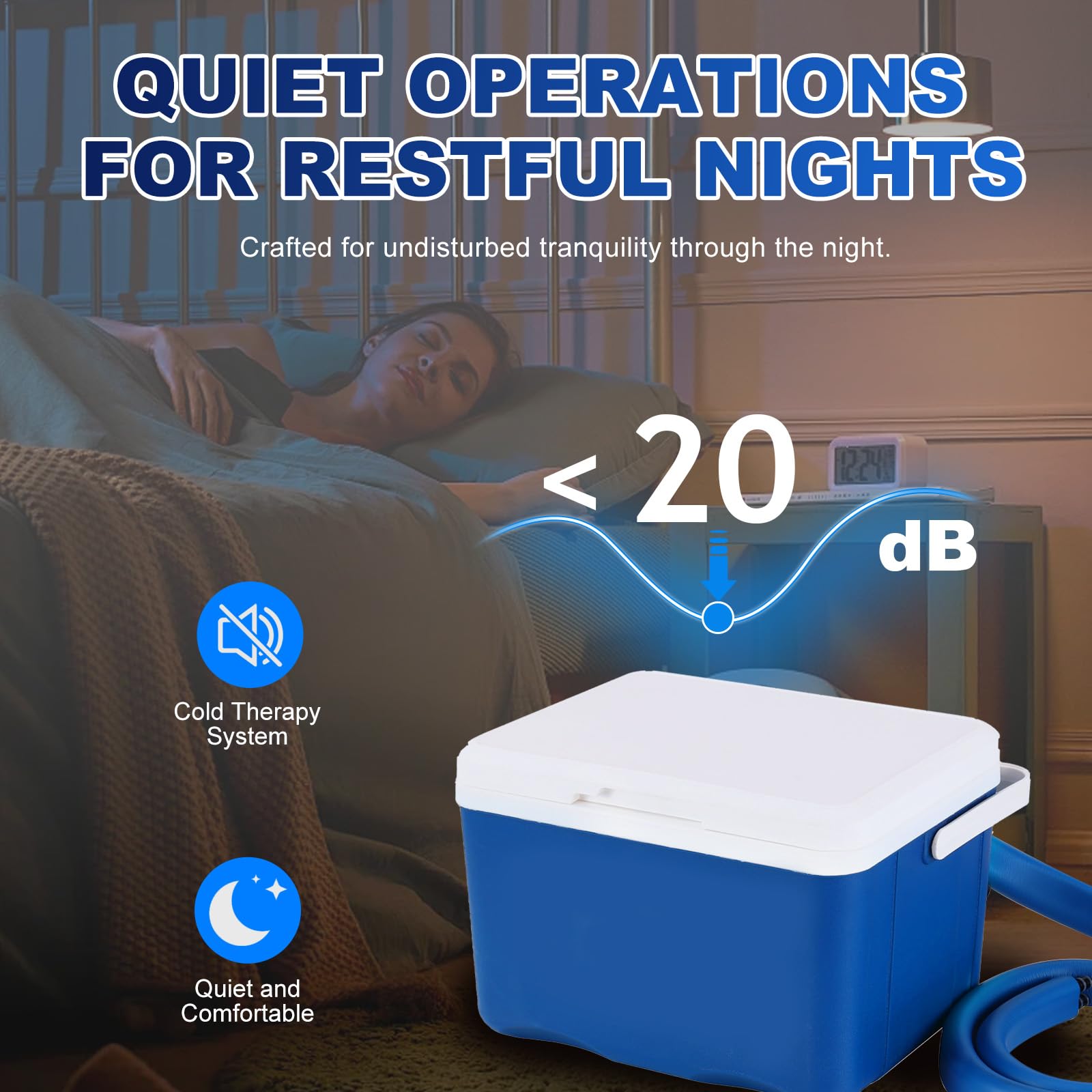Mathgetin adjustable speed switch lets you fine-tune therapy.