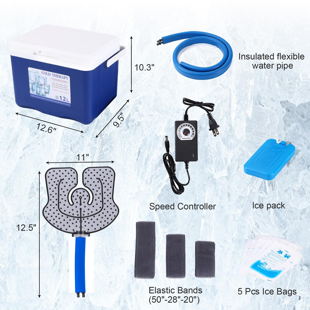 Mathgetin cold therapy machine operates quietly for undisturbed rest and night recovery.