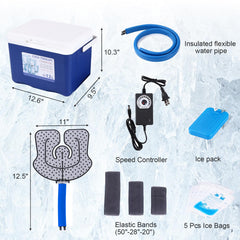 Mathgetin cold therapy machine operates quietly for undisturbed rest and night recovery.