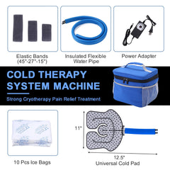 Mathgetin Cold Therapy System portable design in use for home recovery.